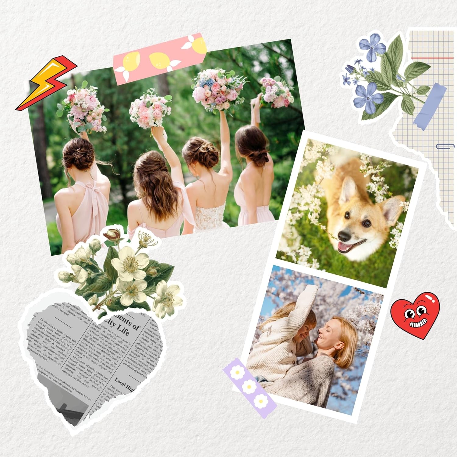 KODAK Mini 2 Retro 4PASS Portable Photo Printer (2.1X3.4 Inches) + 8 Sheets, White