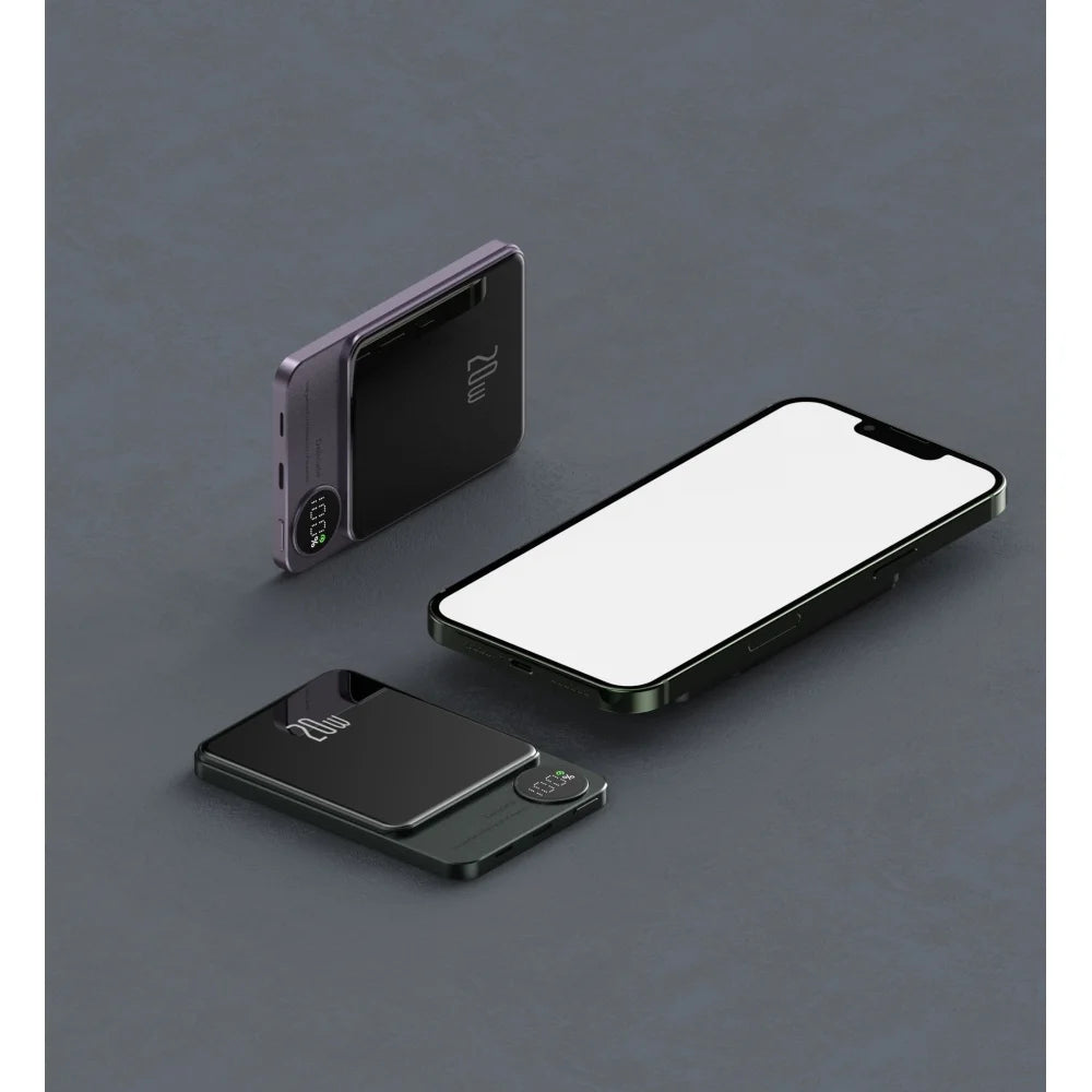 Owyfho 10000Mah Alloy for Magsafe Power Bank Magnetic Power Bank Wireless Fast Charger for Iphone 15 14 13 12 11 Backup Battery for Magsafe