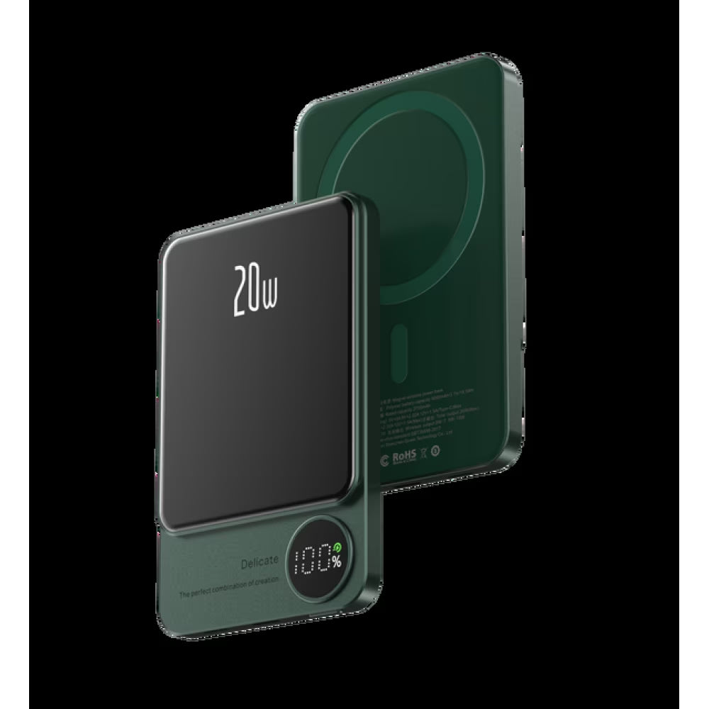 Owyfho 10000Mah Alloy for Magsafe Power Bank Magnetic Power Bank Wireless Fast Charger for Iphone 15 14 13 12 11 Backup Battery for Magsafe