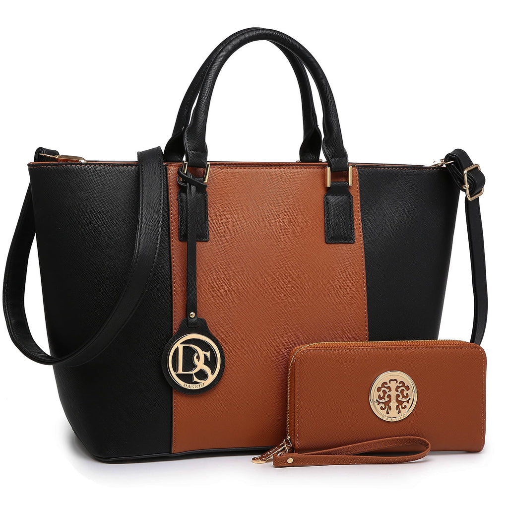Dasein Women'S Handbags Purses Large Tote Shoulder Bag Top Handle Satchel Bag for Work