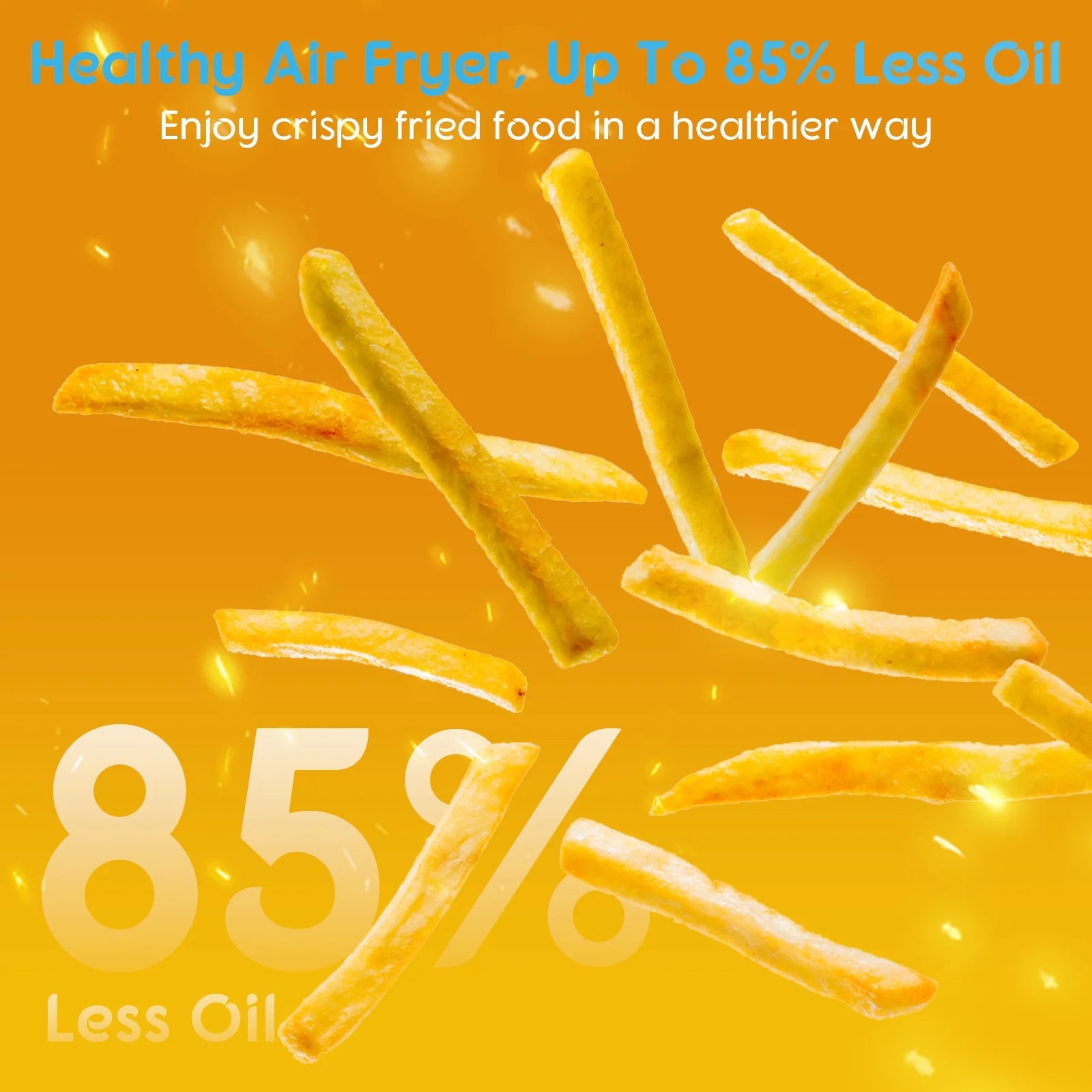 Hysapientia 26QT Air Fryer Oven with Rotisserie 1800W Toaster Oven Air Fryer Combo, 10 in 1 Convection Oven Countertop, Airfryer Toaster Oven, Mini Toaster Oven,Easy to Clean