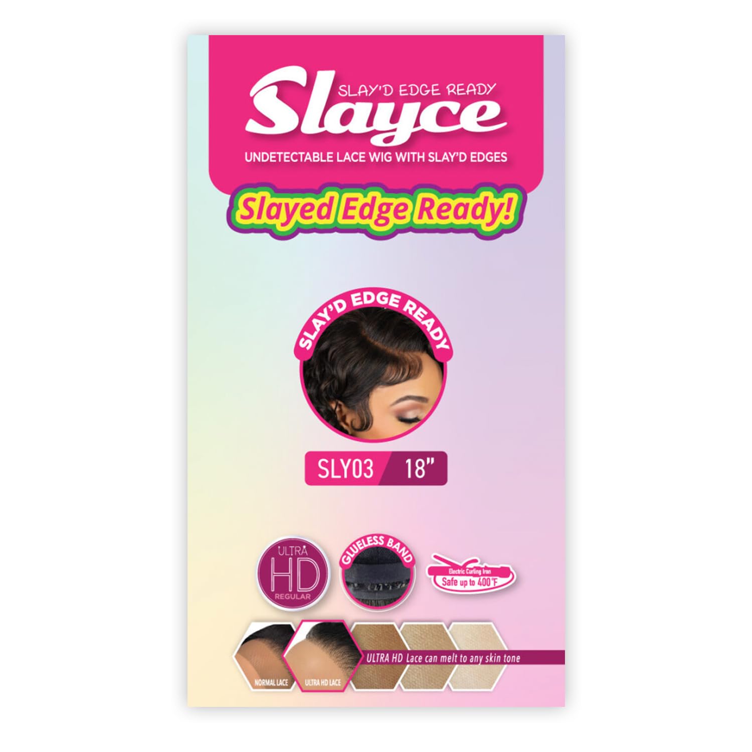 Harlem 125 HD Lace Front Wig Slayce Glueless SLY03 (Off Black 1B)