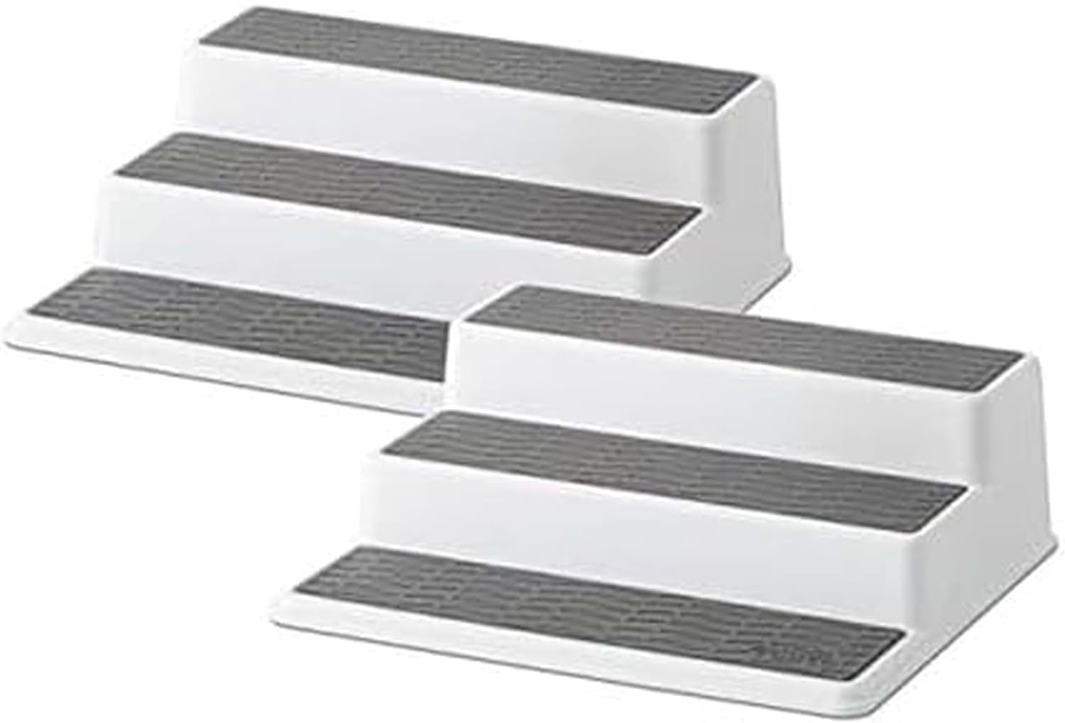 Copco 5220597 Non-Skid 3-Tier Spice Pantry Kitchen Cabinet Organizer, 10-Inch, Set of 2