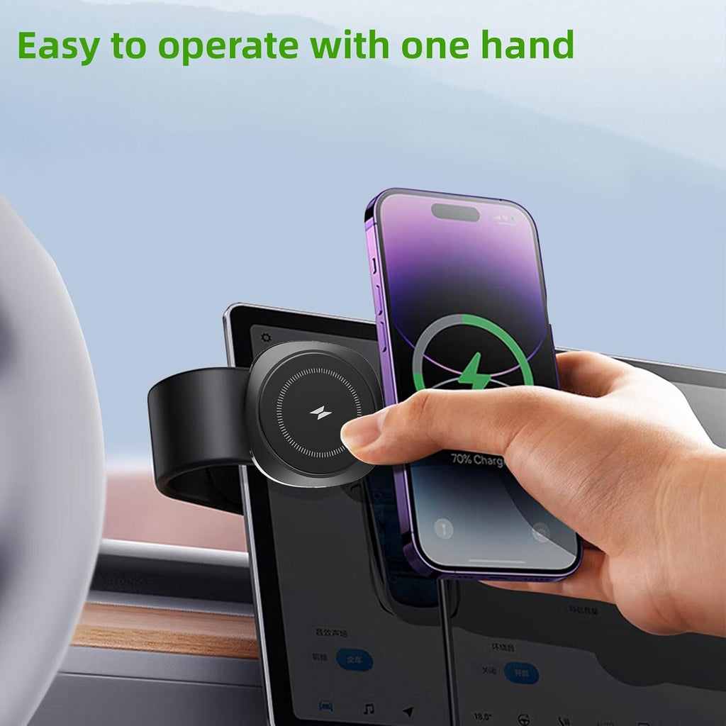 Magsafe Car Mount Charger for Iphone Magnetic Phone Holder 15W Fast Charging