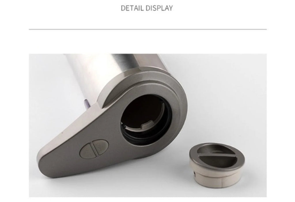 Delaman Automatic Liquid Soap Dispenser Touchless Battery Operated Stainless Steel Silver