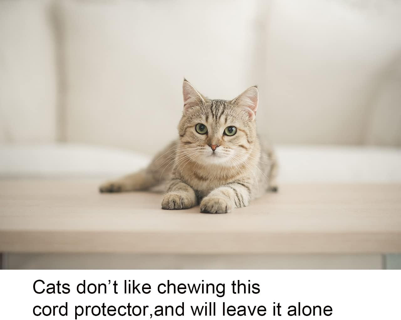 Keco 10Ft – 1/2 Inch Cable Management Sleeve Wire Loom Cord Protector – Self Wrap Cable Sleeve Split Sleeving Cord Organizer for TV Computer Automotive Office Home Entertainment – White