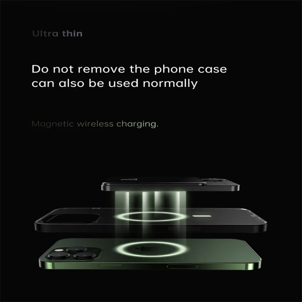 Owyfho 10000Mah Alloy for Magsafe Power Bank Magnetic Power Bank Wireless Fast Charger for Iphone 15 14 13 12 11 Backup Battery for Magsafe