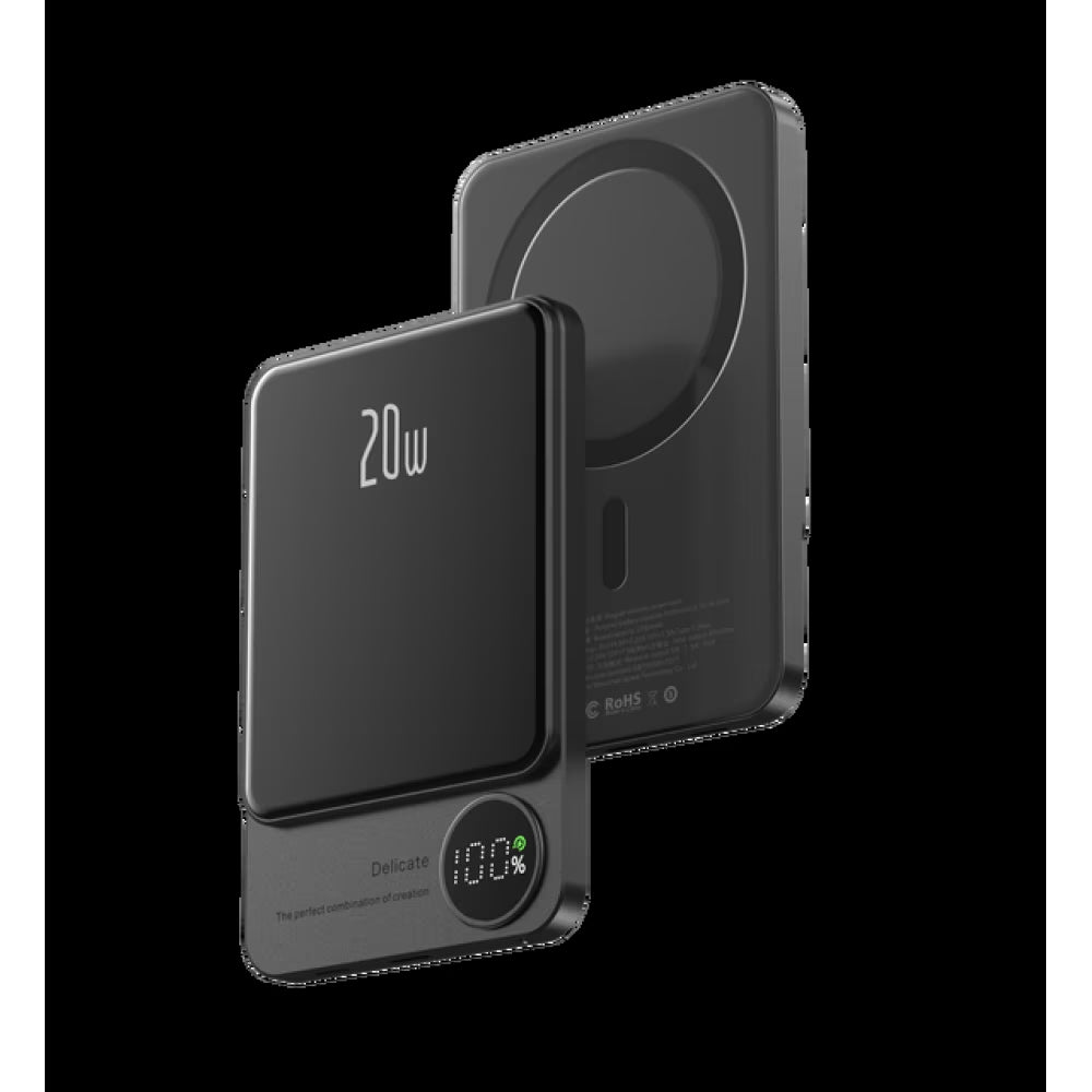 Owyfho 10000Mah Alloy for Magsafe Power Bank Magnetic Power Bank Wireless Fast Charger for Iphone 15 14 13 12 11 Backup Battery for Magsafe