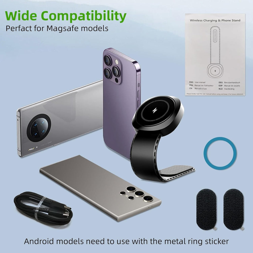 Magsafe Car Mount Charger for Iphone Magnetic Phone Holder 15W Fast Charging